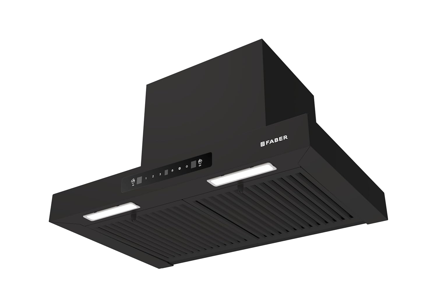 Faber 60cm 1000m³/hr T-Shape Kitchen Chimney HOOD MARS TC BF BK IN 60, Black