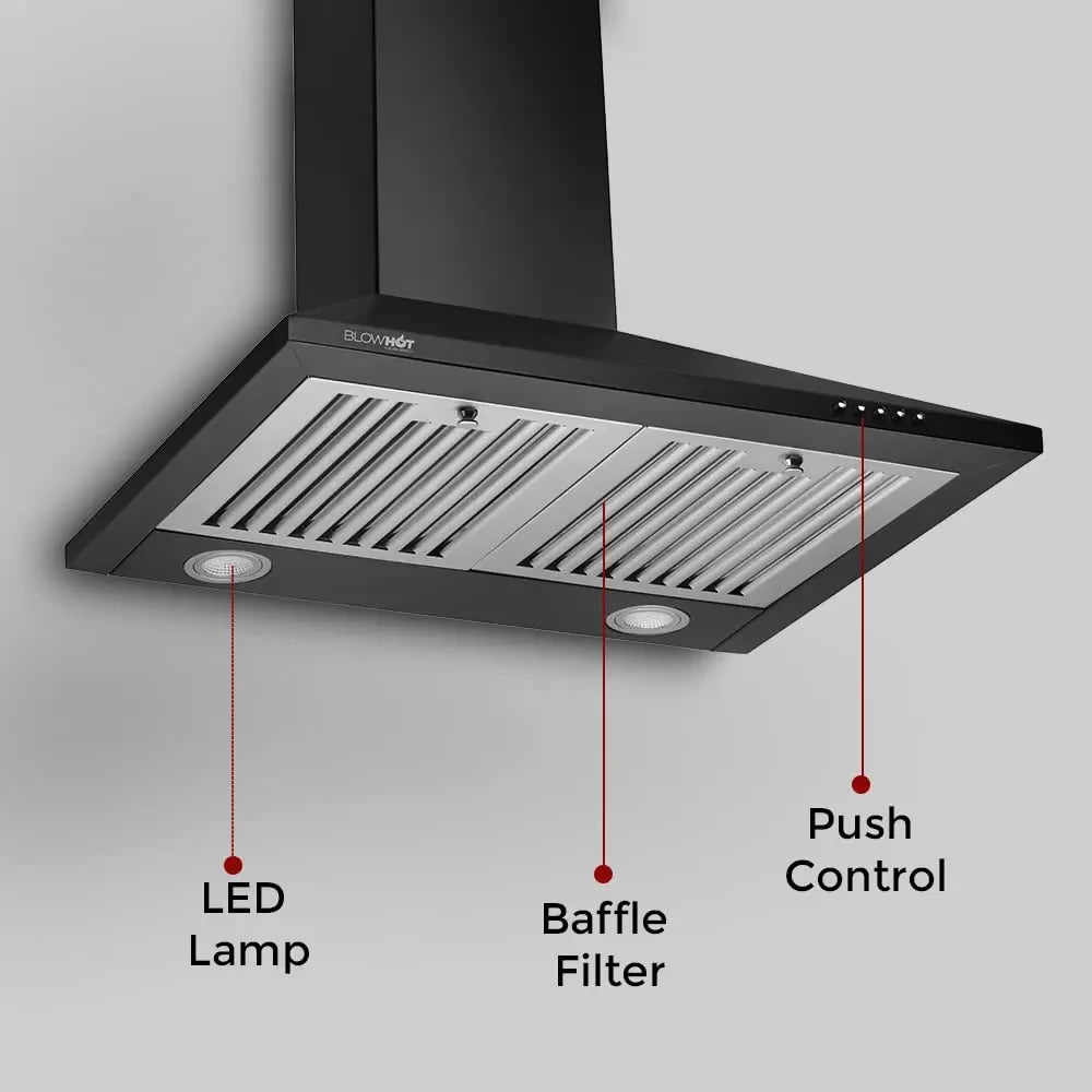 BLOWHOT EVA-BLACK 60 CM CHIMNEY