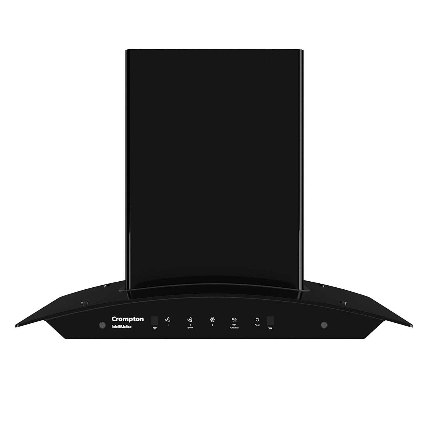 Crompton IntelliMotion Curved 60 cm Chimney Baffle Filter Black 990 m³/hr (CHD-IMC60BFA-MBL)