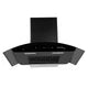 Faber HC SC FL EBK Design: Magnus 75 Wall Mount Black Chimney