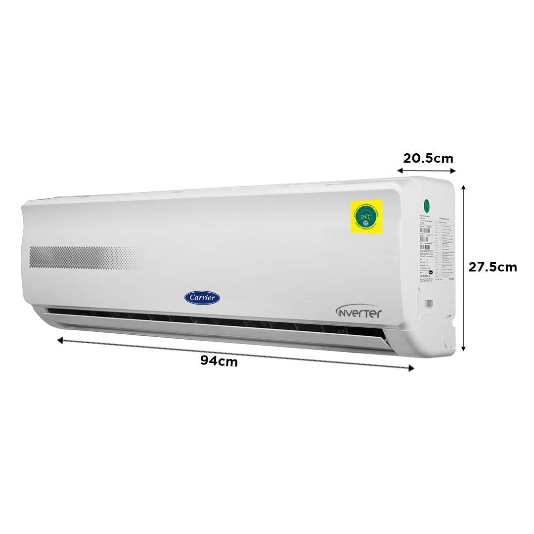 कैरियर 1.5 टन 3 स्टार स्प्लिट एसी CAI18EK3R30F0 ESKO NEO-i इन्वर्टर R32 सफ़ेद