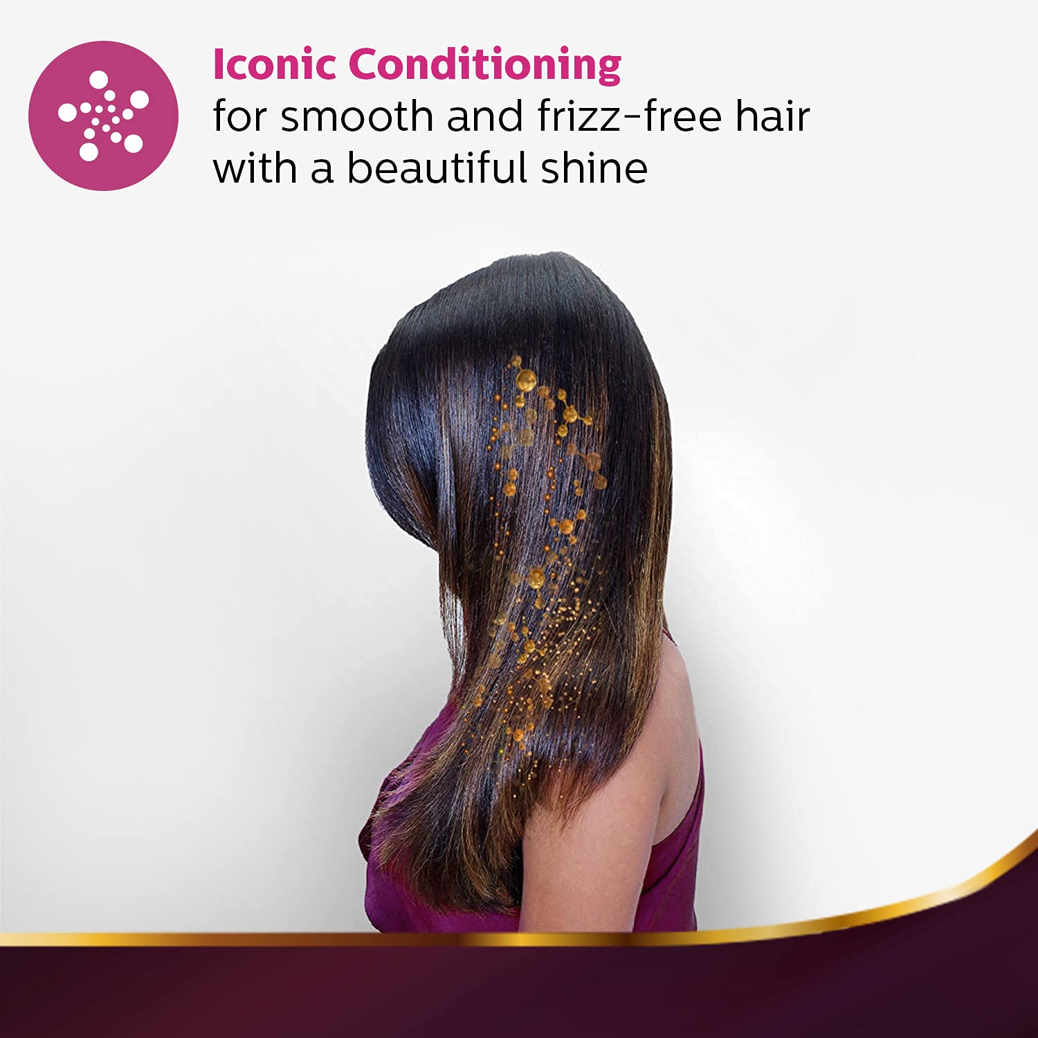 Philips BHS738/00 Kerashine Titanium Wide Plate Straightener with SilkProtect Technology. Straighten, curl, with Instant Shine for Thick Long Hair