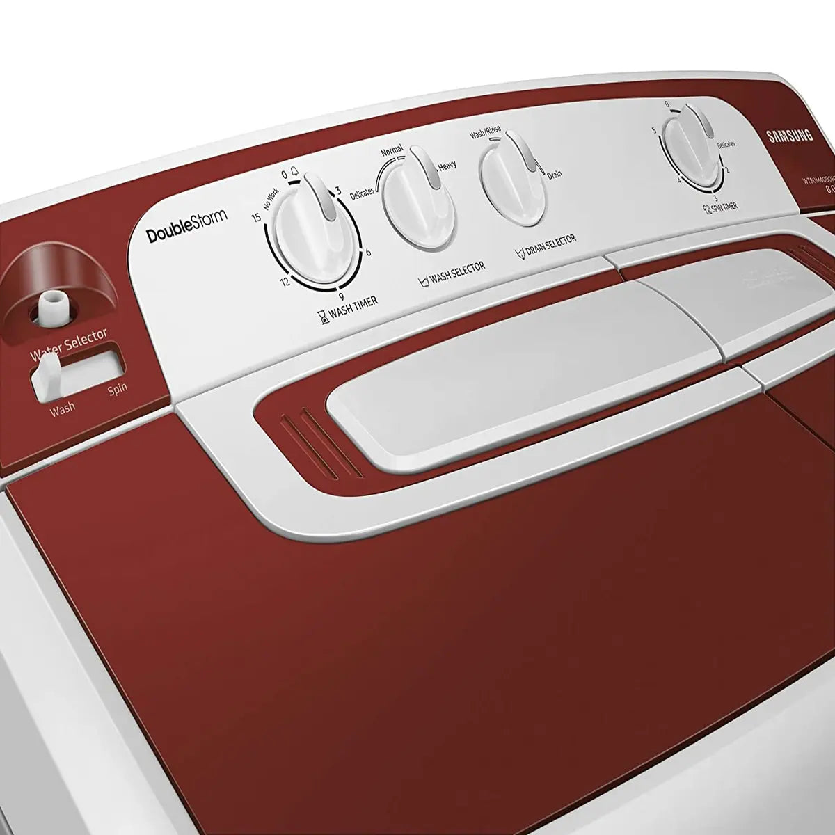 Samsung 8 kg Semi-Automatic Top Loading Washing Machine (WT80M4000HR/TL, Light Grey)