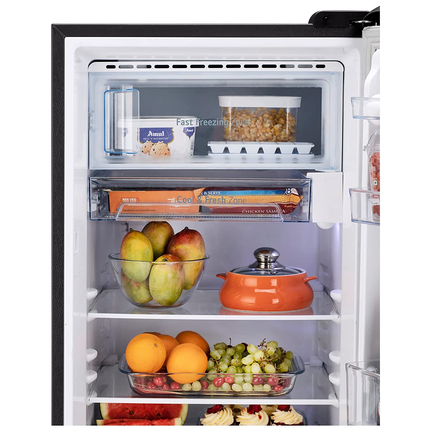 LG 204 L 4 Star Direct-Cool Inverter Single Door Refrigerator (??GL-B211CERY, Ebony Regal, Smart Connect, 2022 Model)