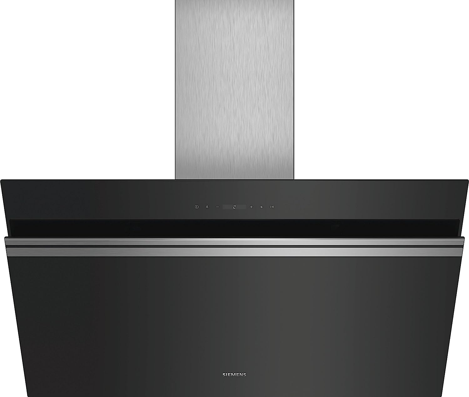 Siemens 90cm Black Glass Inclined Touch Control Hood Chimney LC91KWP60