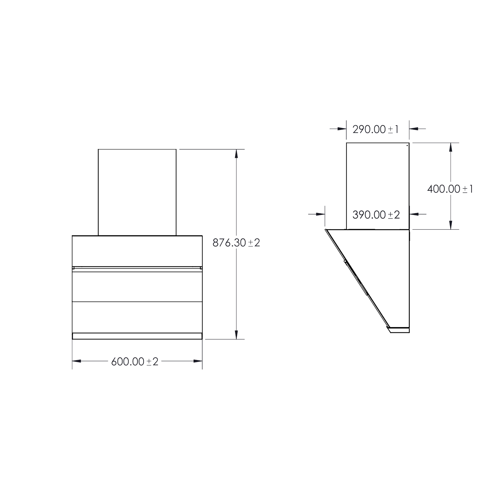 Kaff LYNN 75 DC Kitchen Chimney - Sleek and Efficient
