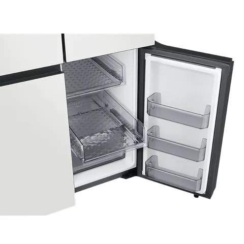 SAMSUNG Bespoke 936 Litres Frost Free French Door Smart Wifi Enabled Refrigerator Appliance with Water Dispenser (RF90A92W3AP/TL, Glam Pink/Glam White)