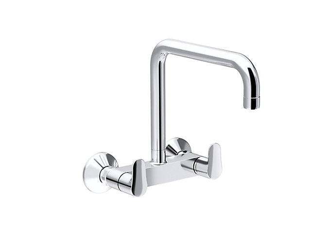 kohler K-20591IN-4-CP Wall mount kitchen mixer in polished chrome