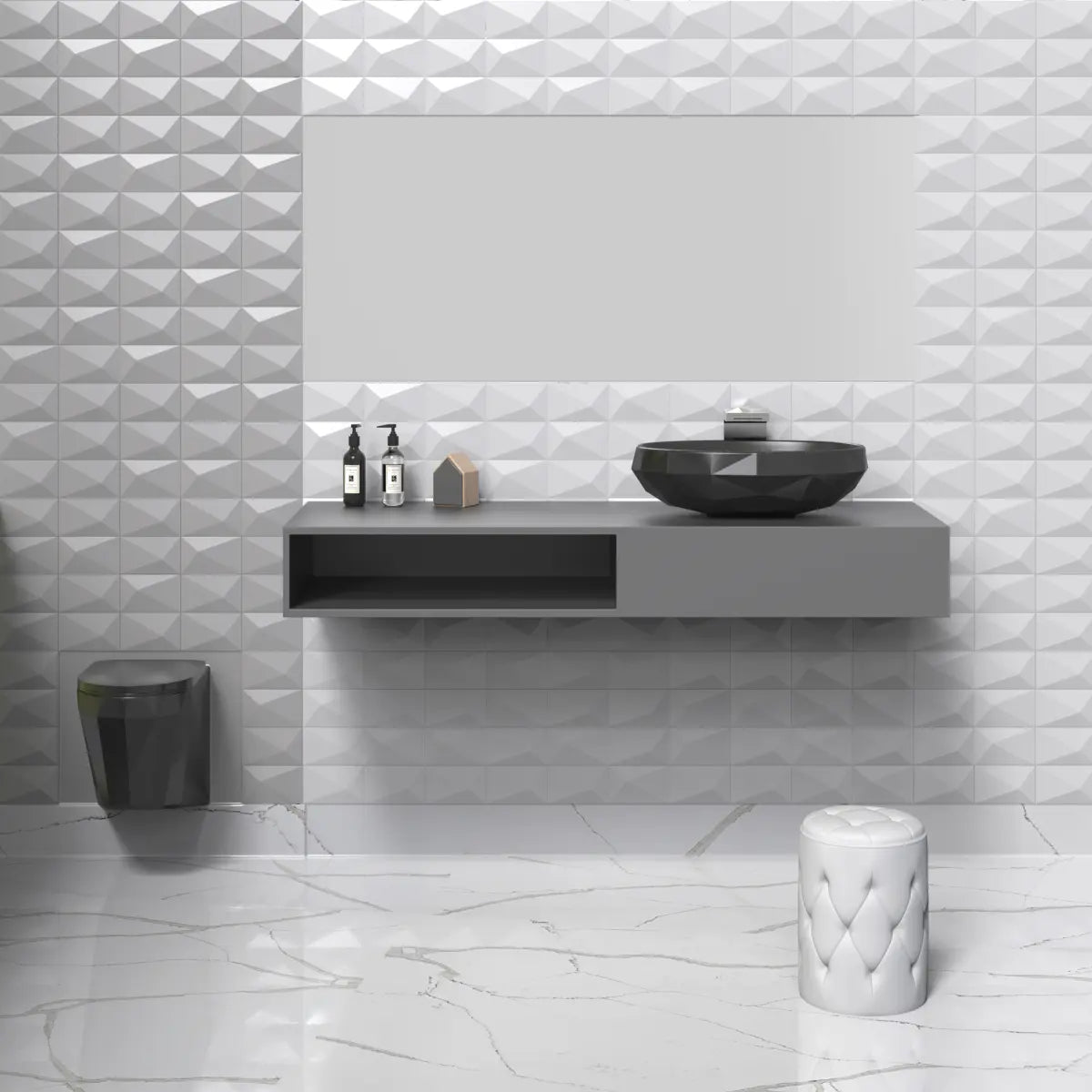 Sternhagen Opale Basin: Contemporary Elegance for Your Bathroom(black)