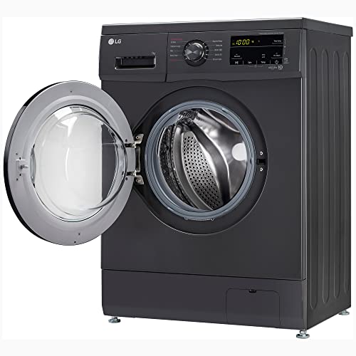 LG 7 Kg, 5 Star, Direct Drive Technology, Steam Wash, 6 Motion DD, Smart Diagnosis, Fully-Automatic Front Load Washing Machine (FHM1207SDM, Allergy Care, In-Built Heater, Touch Panel, Middle