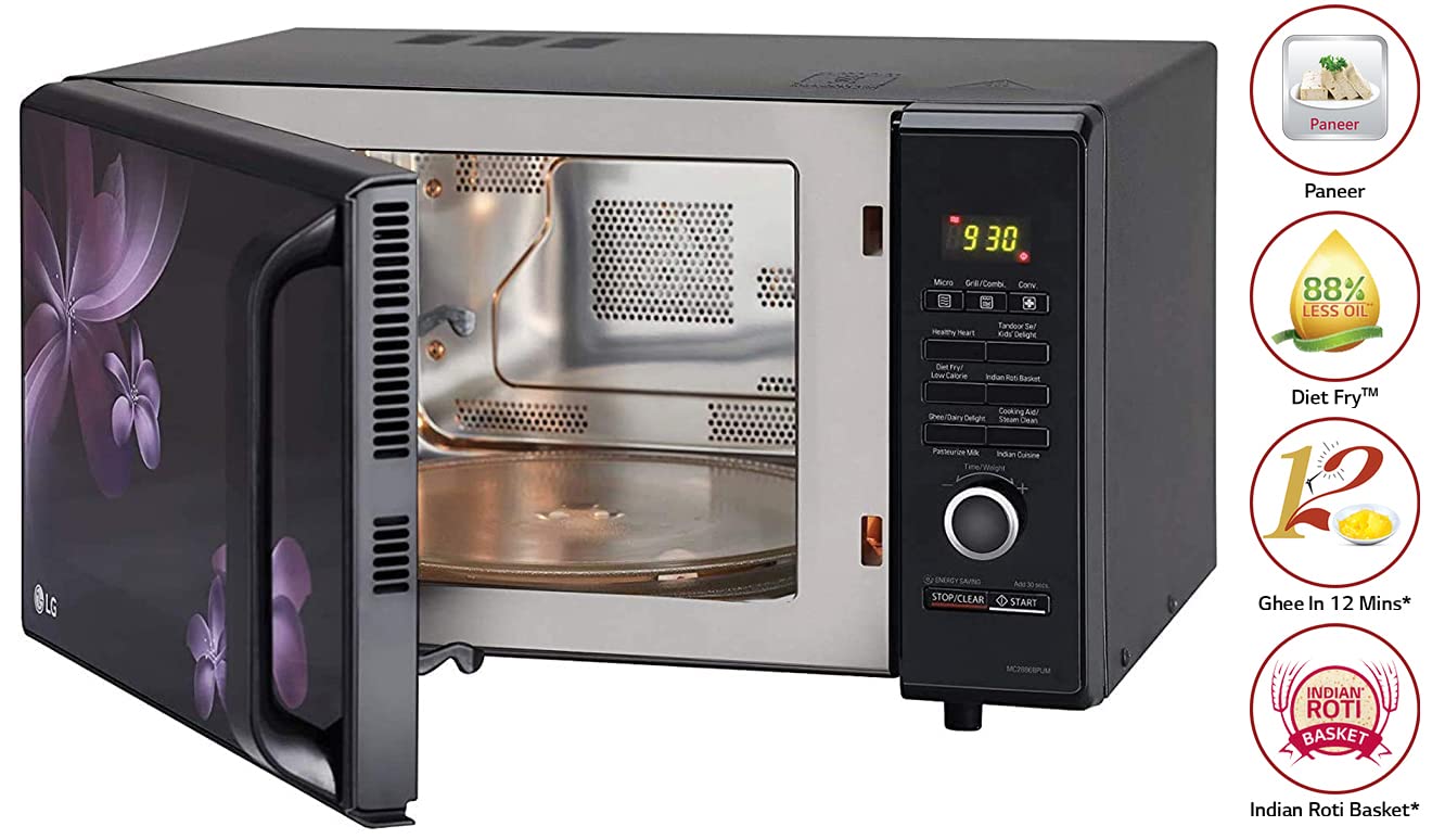 LG 28L மைக்ரோவேவ் ஓவன் MC2886BPUM பர்பிள் டயட் ஃப்ரை