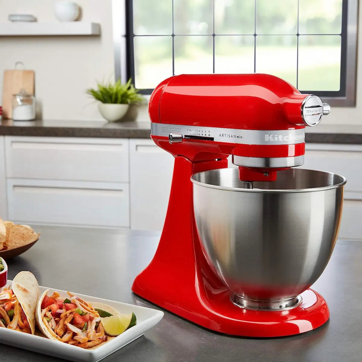 KitchenAid Artisan Mini 5KSM3311X 3.3-Litre Stand Mixer (Hot Sauce)