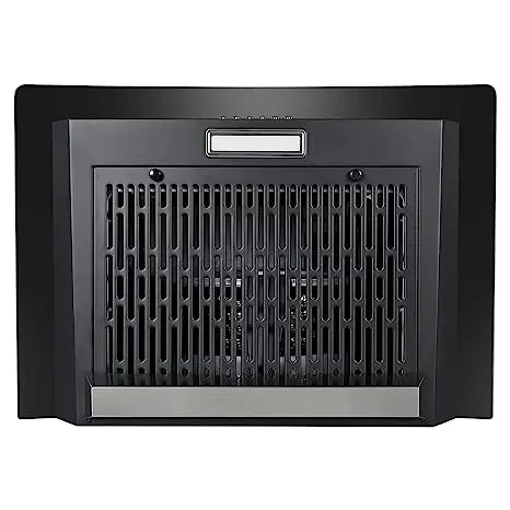 Faber 60 cm 1100 m³/hr Auto-Clean Curved Glass Kitchen Chimney [HOOD ALPHA IN HC PB FL BK 60], Filterless technology, Push Button, Black]