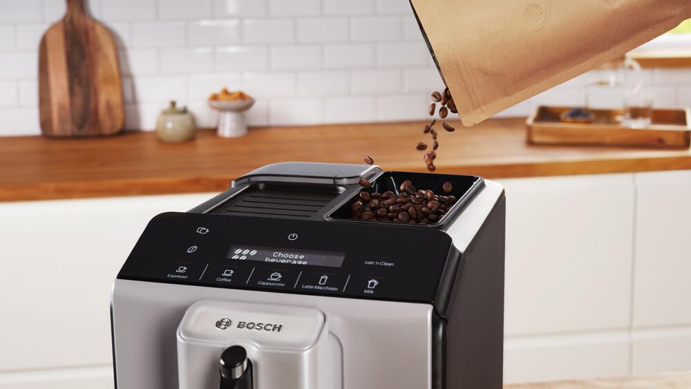 Bosch VeroCafe Series 2, Fully Automatic Espresso Machine TIE2030IN Silk Silver