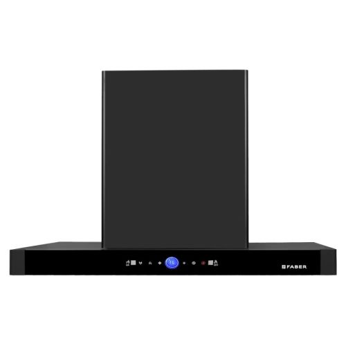 Faber BLOOM BLDC SC FL BK IN 90 Island Chimney - Sleek & Efficient Kitchen Ventilation