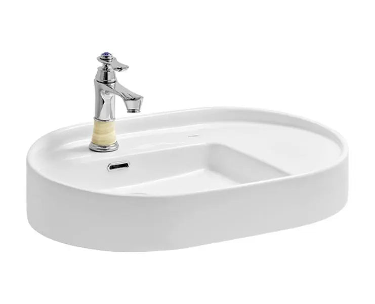 Cera A2020105 Senator Saxon Table Top Wash Basin With Pop Up Drainer - 700x470x145 mm