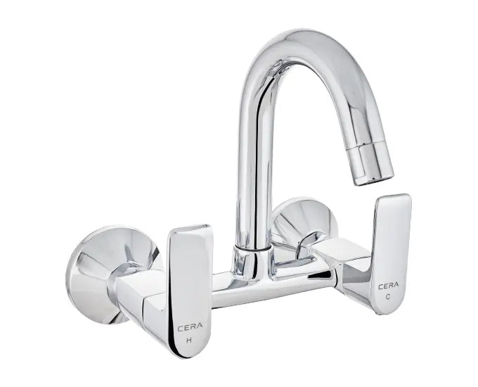 Cera F1016501 Chelsea Sink Mixer Silver Colour