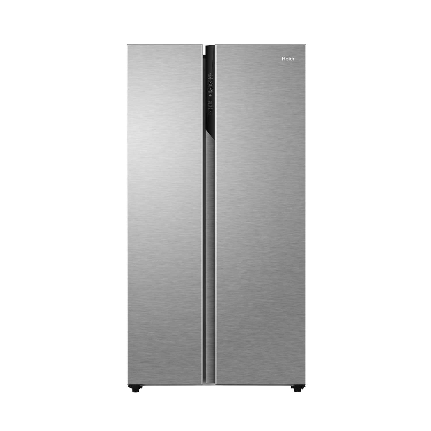 Haier 630 L Double Door Side By Side Refrigerators HRS-682SS Shiny Steel