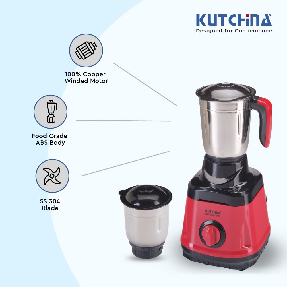 Kutchina mixer grinder 500+watt mixer grinder with 500 watt 3 jars