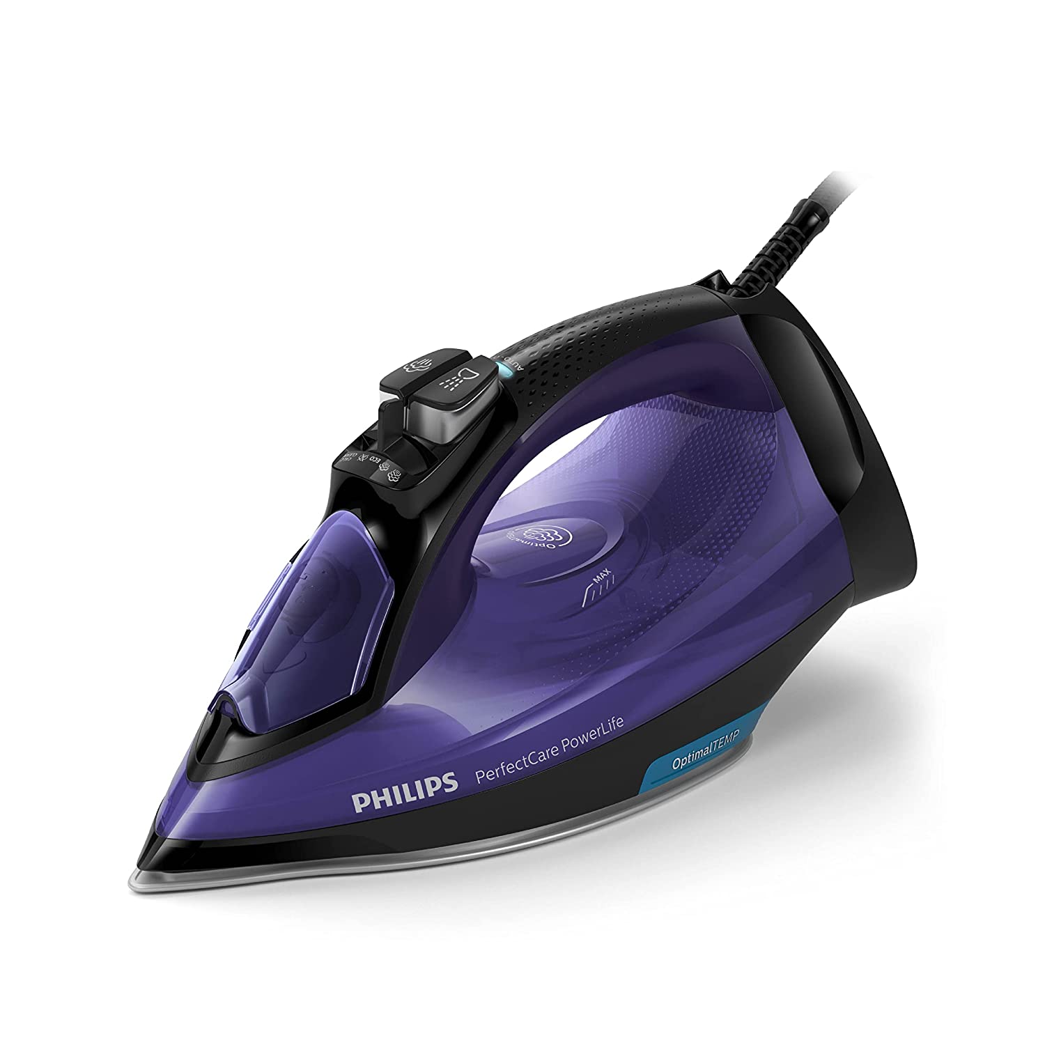 Philips Perfect Care Steam Iron with Optimal Temp Technology (No Burn Guarantee - GC3925/34