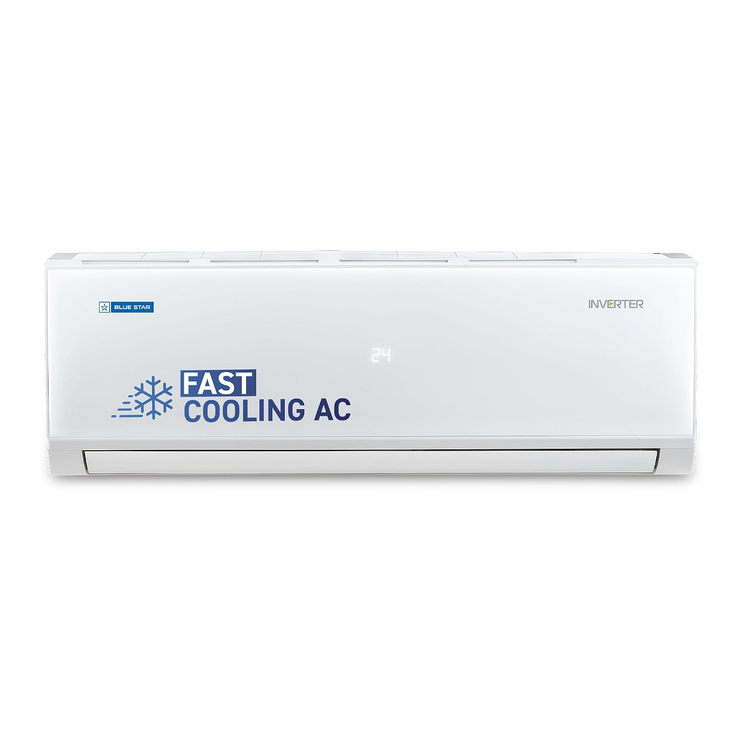 Blue Star 1 Ton 3 Star,Inverter Split AC (Copper, Convertible 5 in 1 Cooling, DigiQ Hepta Sensor,Blue Fins, Self Diagnosis, IE312PNU, White)