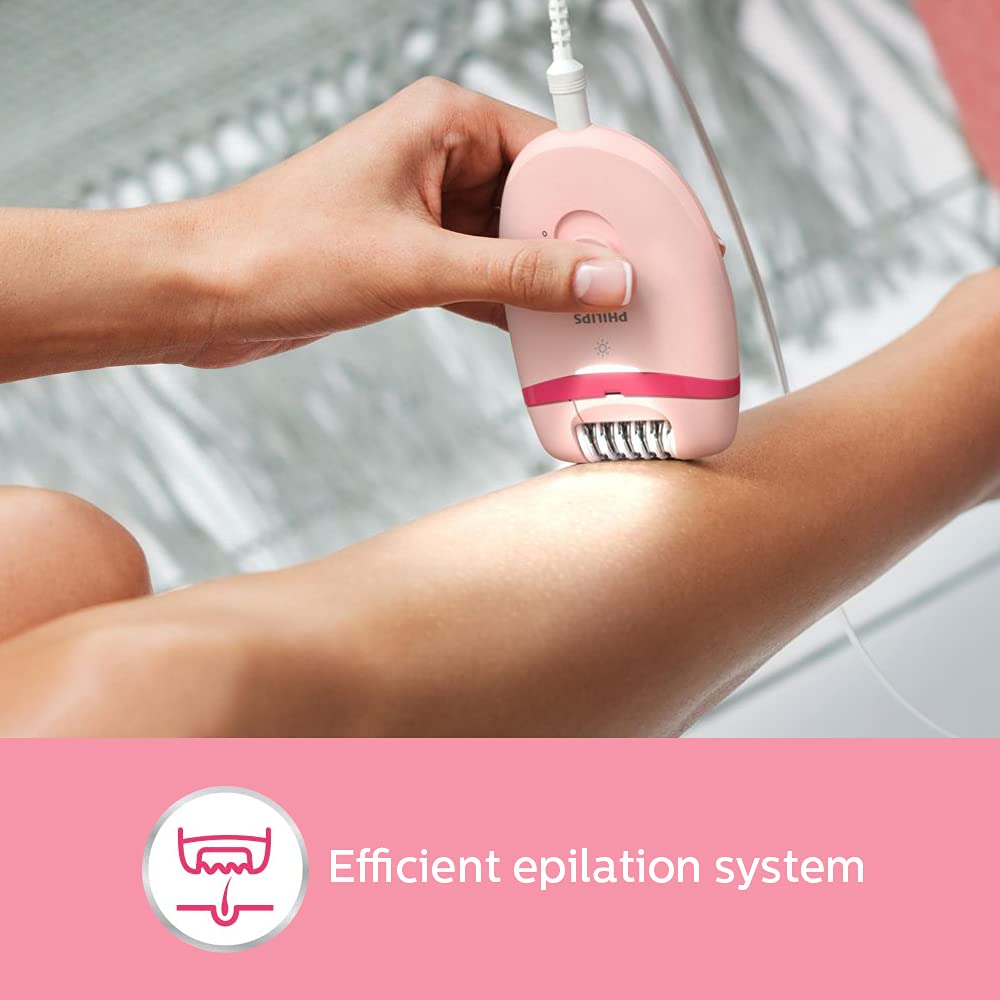 PHILIPS BRE285/00 compact epilator With opti-light For legs, Arms & Underarms - Corded