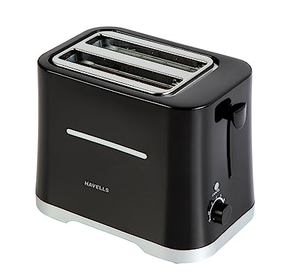 Havells Crisp 700-Watt Pop-up Toaster (Black)