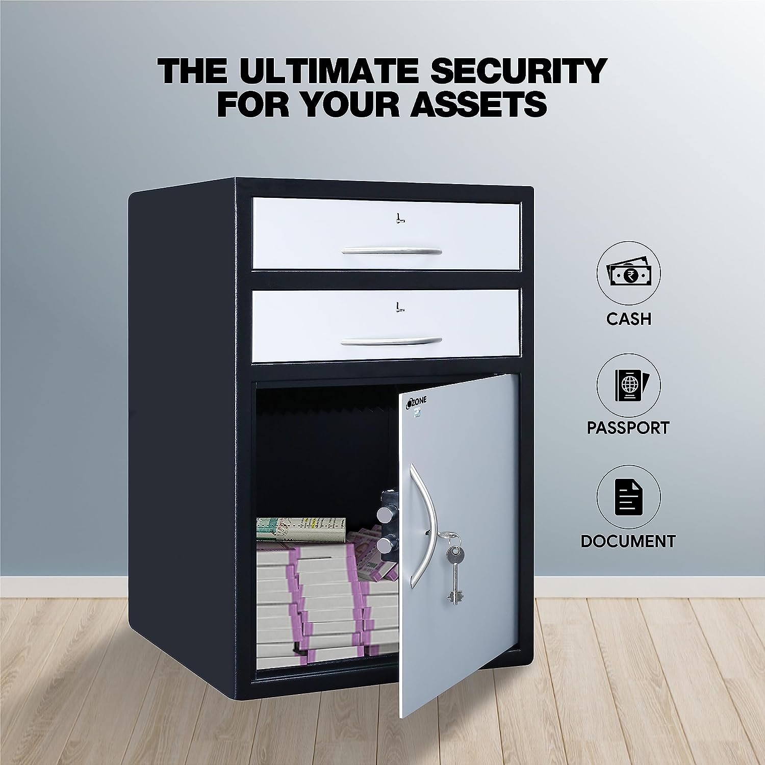 Ozone Manual Drawer Design Safe Locker CONVENIO MANUAL-DD13