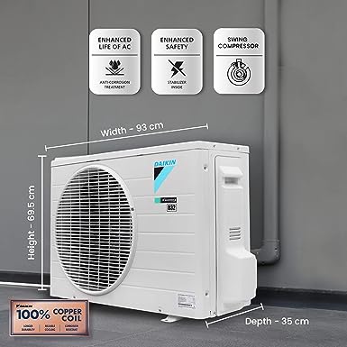 Daikin JTKJ60TV16U 1.8 Ton Inverter 5 Star Split Air Conditioner