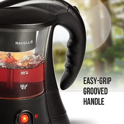 Havells 600 W 6 Cup Crystal Tea Coffee Maker