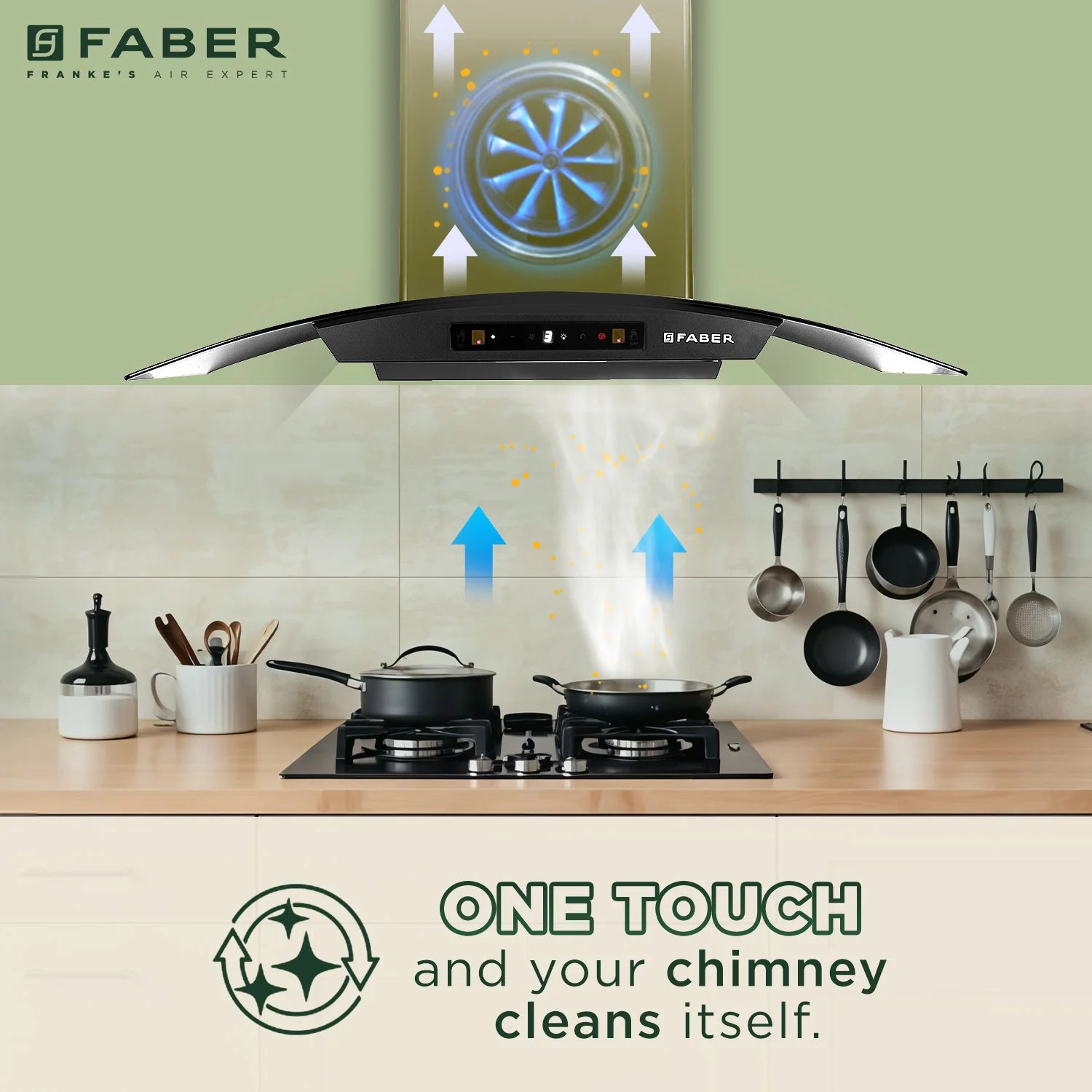 Faber Hood Zeal BLDC HC SC FL BK IN 90 - C: High-Performance Kitchen Exhaust Fan