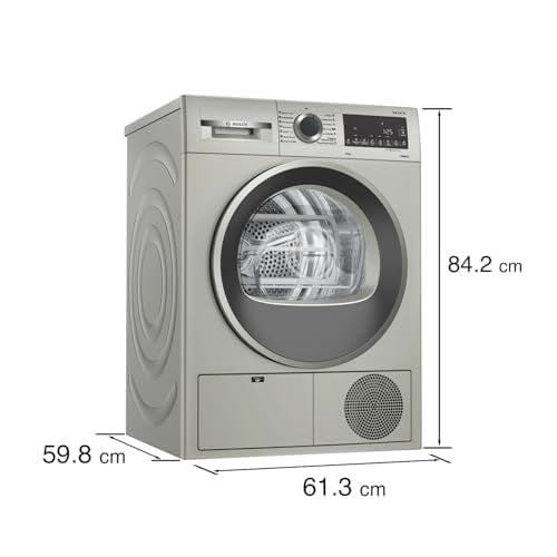 Bosch 9kg Front Load Condenser Tumble Dryer (2024 Model, WPG24108IN, 5 Drying Options, 14 Programs, Allergy Plus)
