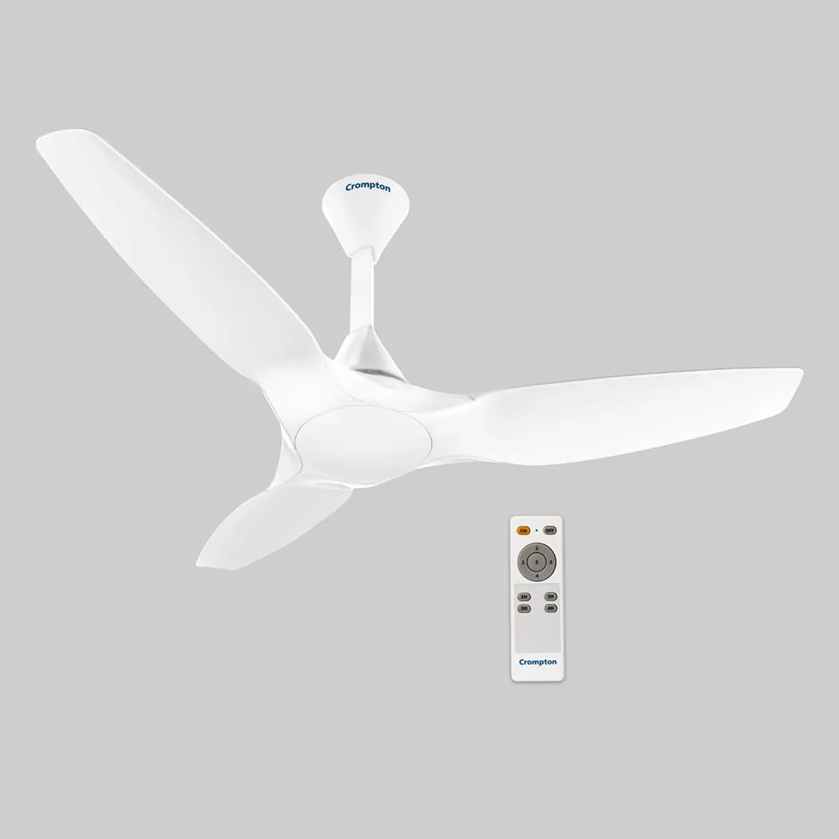 Crompton Silent Pro Enso Smart 1225 mm Activ Bldc Ceiling Fan with Remote IOT Enabled (All White)
