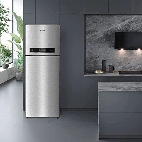 Whirlpool 500 L 3 Star Refrigerator INTELLIFRESH INV CNV 515 3S Alpha Steel
