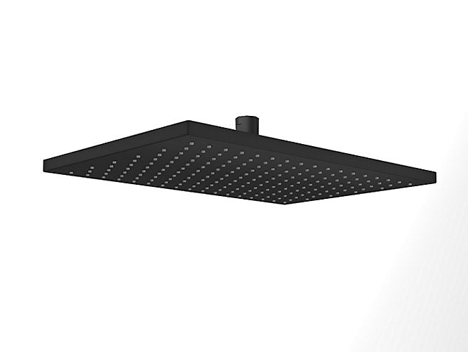 kohler K-27731IN-BL Single flow rainhead 330mm in matte black
