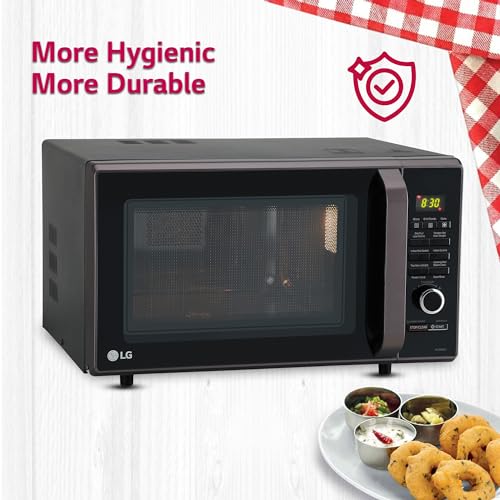 LG 28 L Convection Microwave Oven (MC2886BLT, Black, Stainless Steel Cavity)