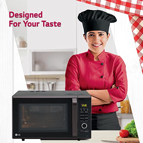 LG 28 L Convection Microwave Oven (MC2886BLT, Black, Stainless Steel Cavity)