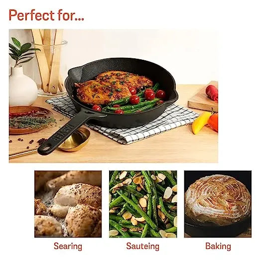 Meyer Cast Iron Skillet 48121 20cm Black