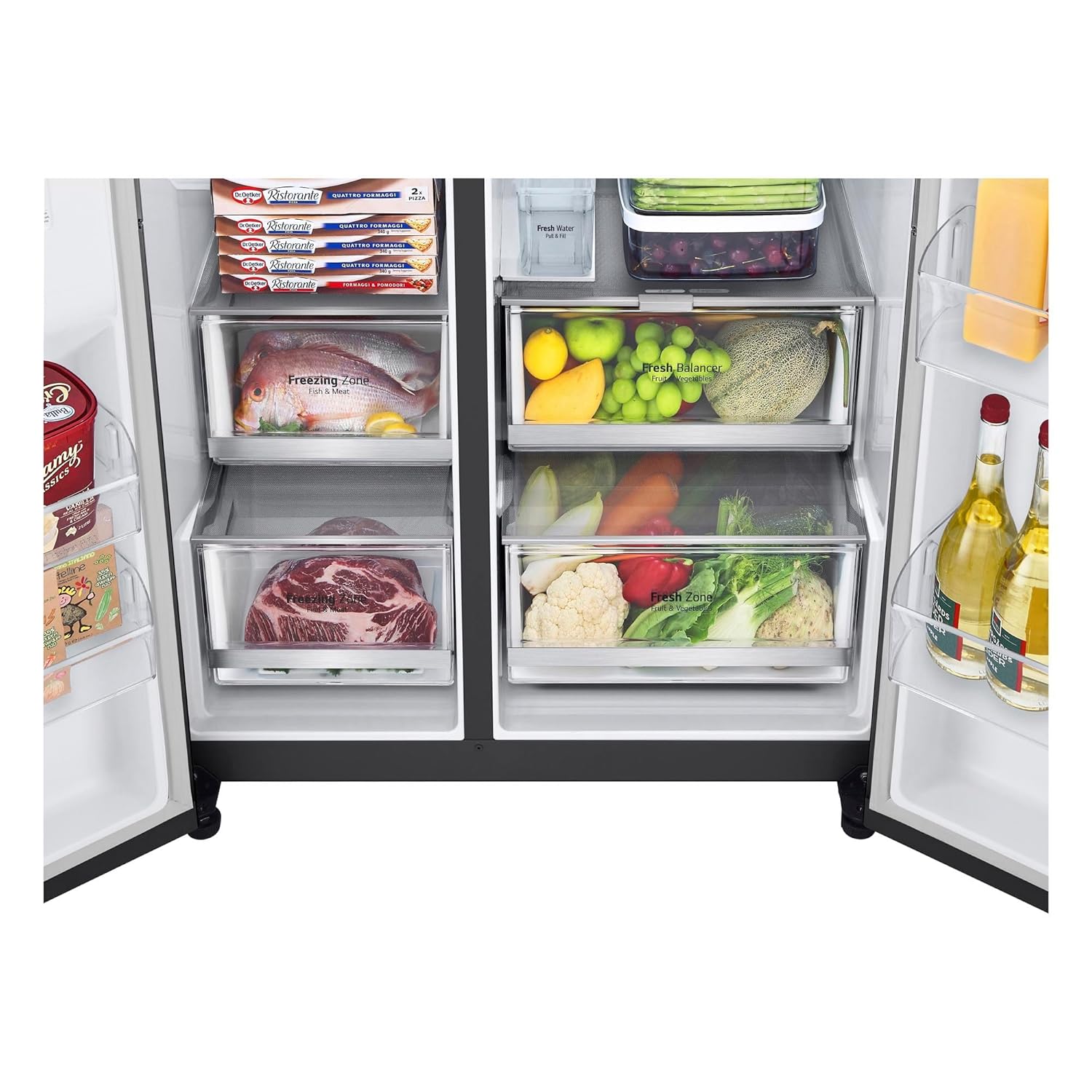 LG GL-X257AMC3 630L 3 Star Frost-Free Door-In-Door Side-By-Side Refrigerator