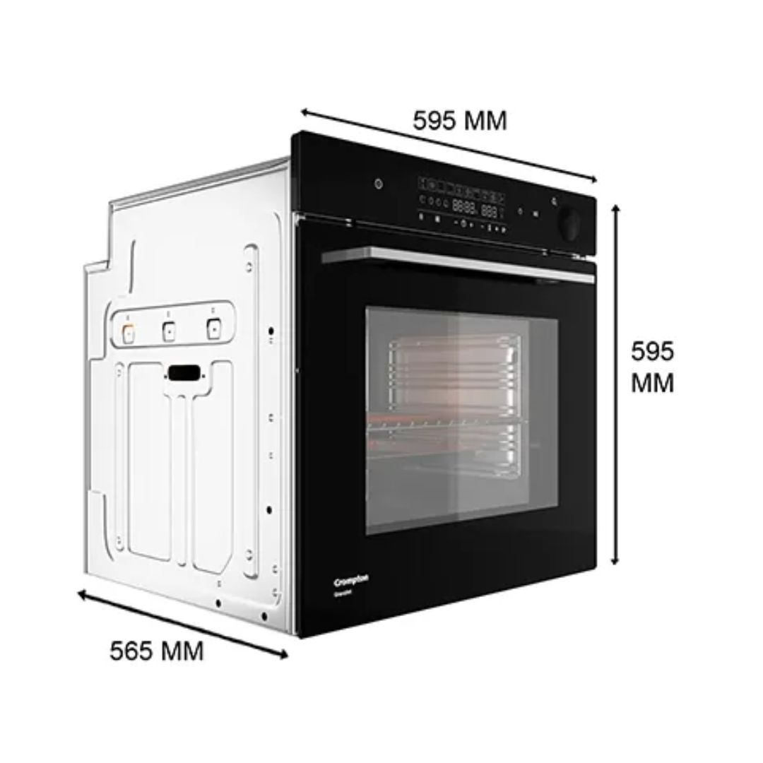Crompton GrandArt Steam Oven 78L MBLK BIO-GASTM78L-MBL