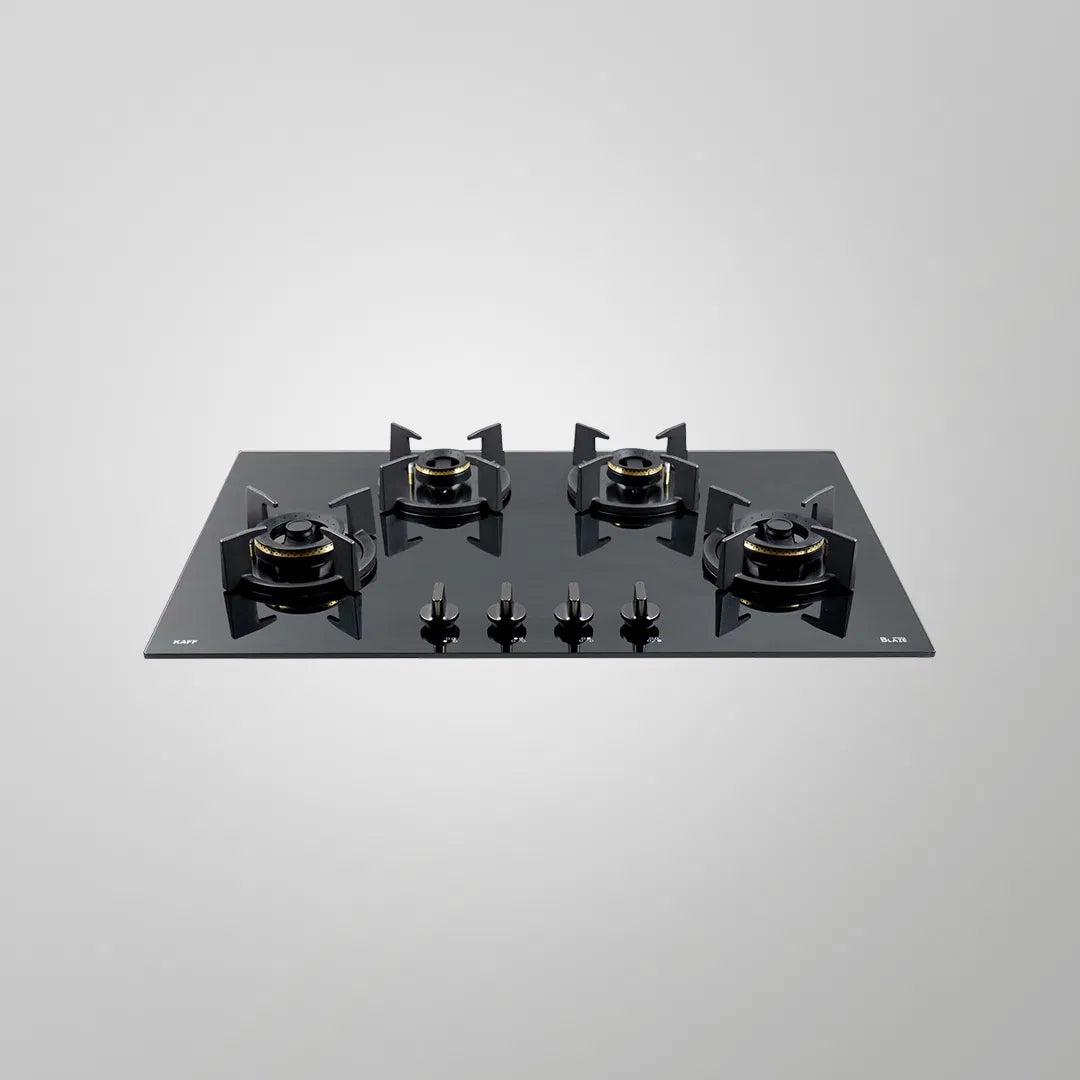 KAFF BZ 804 78cm Built-in Hob: 4 Forged Brass Burners, Auto Electric Ignition