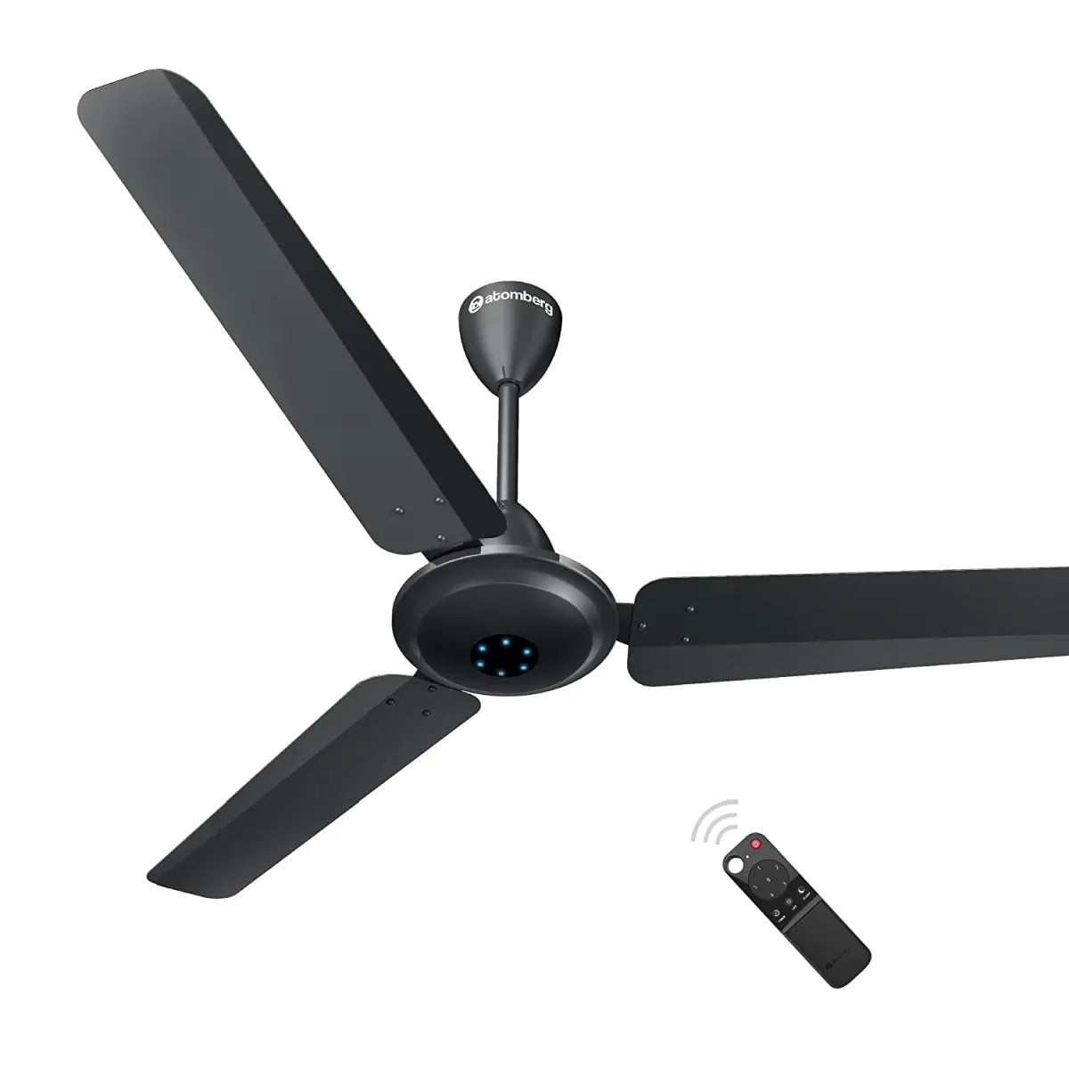 atomberg Ikano 1200 mm BLDC Energy Saving 5 Star Rated Ceiling Fan with Remote (Black)