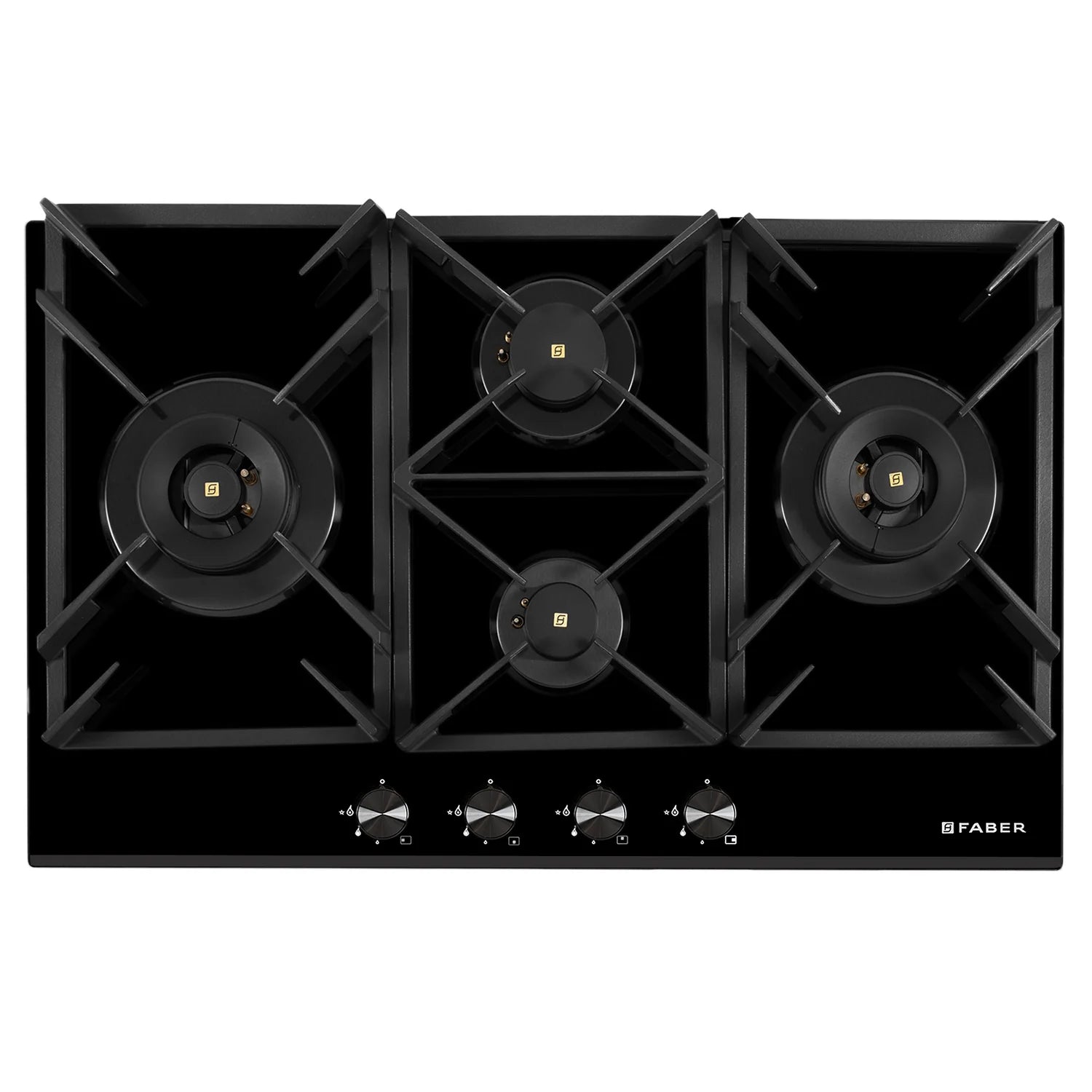Faber INSPIRIA 904 BR AI FFD GL LPG 90cm 4b HOB - 90cm 4 Burner Gas Cooktop