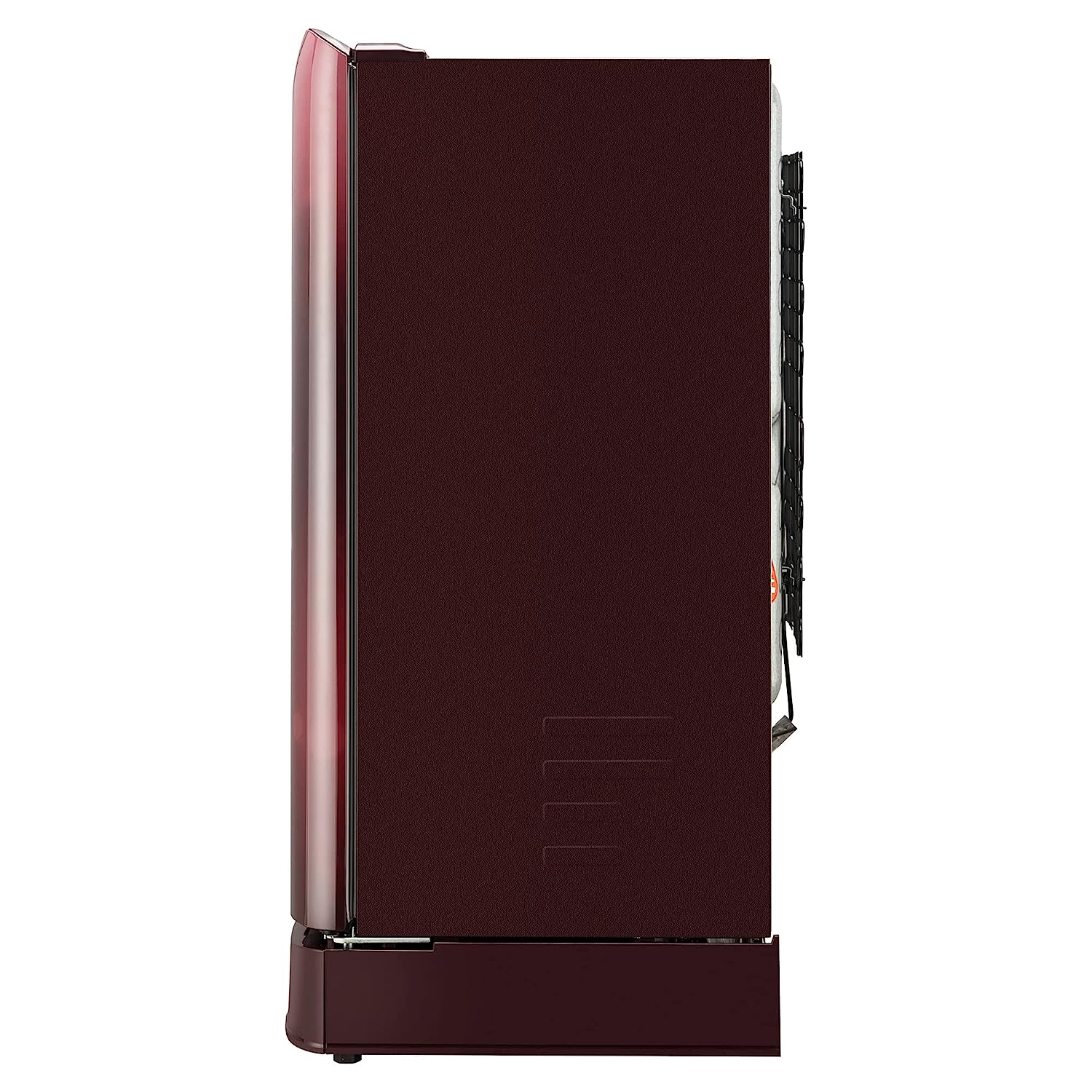 LG 201 L 5 Star Inverter Direct-Cool Single Door Refrigerator (GL-D211CSEU, Scarlet Euphoria, Base stand with drawer)