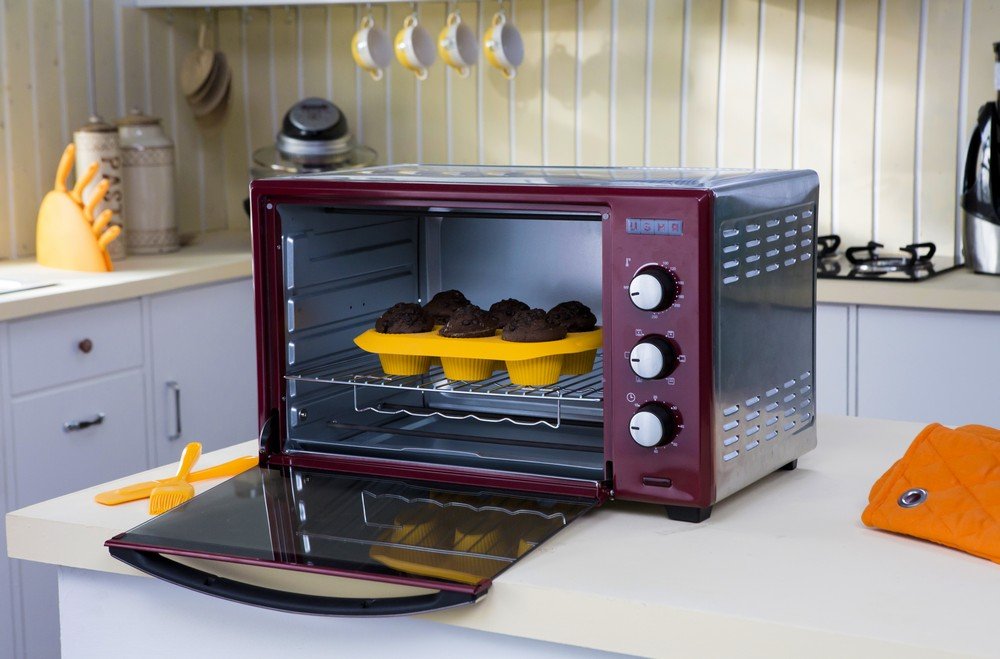 USHA 3642Rcss 42 Liters Oven Toaster Grill With Rotisserie And Convection, 2000 Watts, 6 Mode Heating Function (Stainless Steel & Wine)