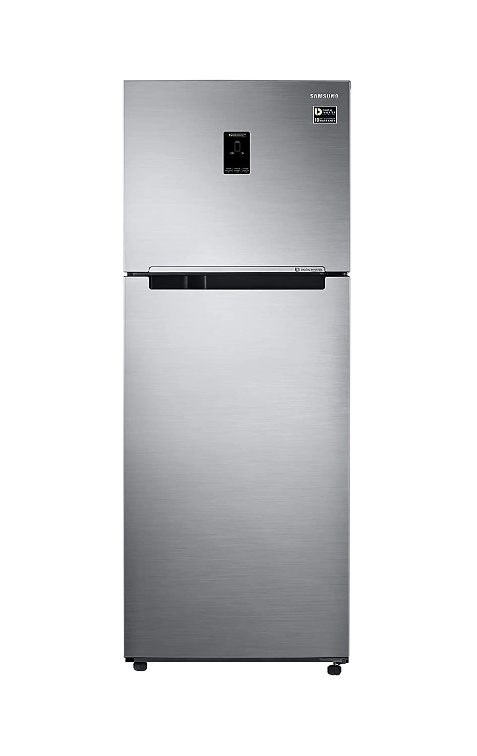 Samsung 415L 2 Star Frost-Free Double Door Digital Inverter Refrigerator (RT42B5538S8/TL, Elegant Inox, 5-in-1 Convertible, 2022 Model)