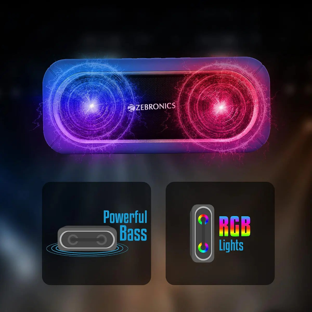 ZEBRONICS Zeb-Delight 20 Portable BT Speaker