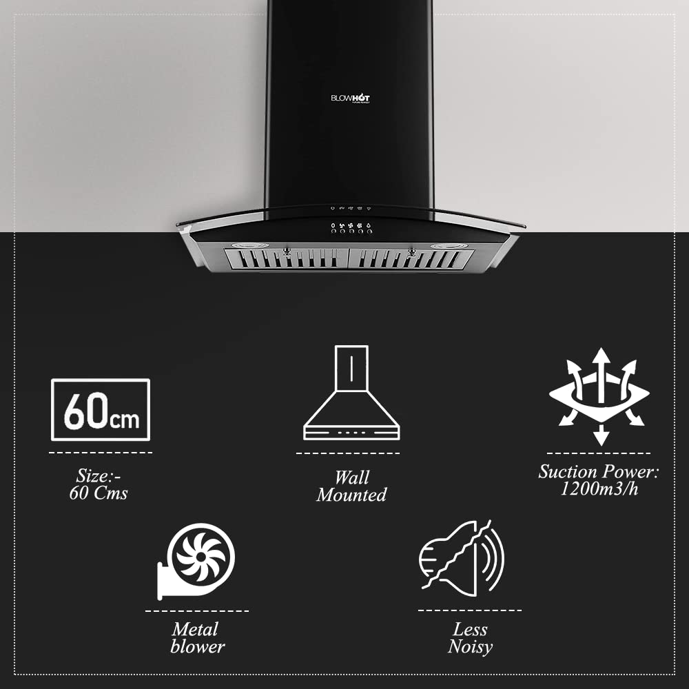 Blowhot Chimney 60 Cm (Model | Electra S BPC)