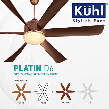 Kuhl Anti-dust Fan Platin -D6 Wi-Fi Technology Brown