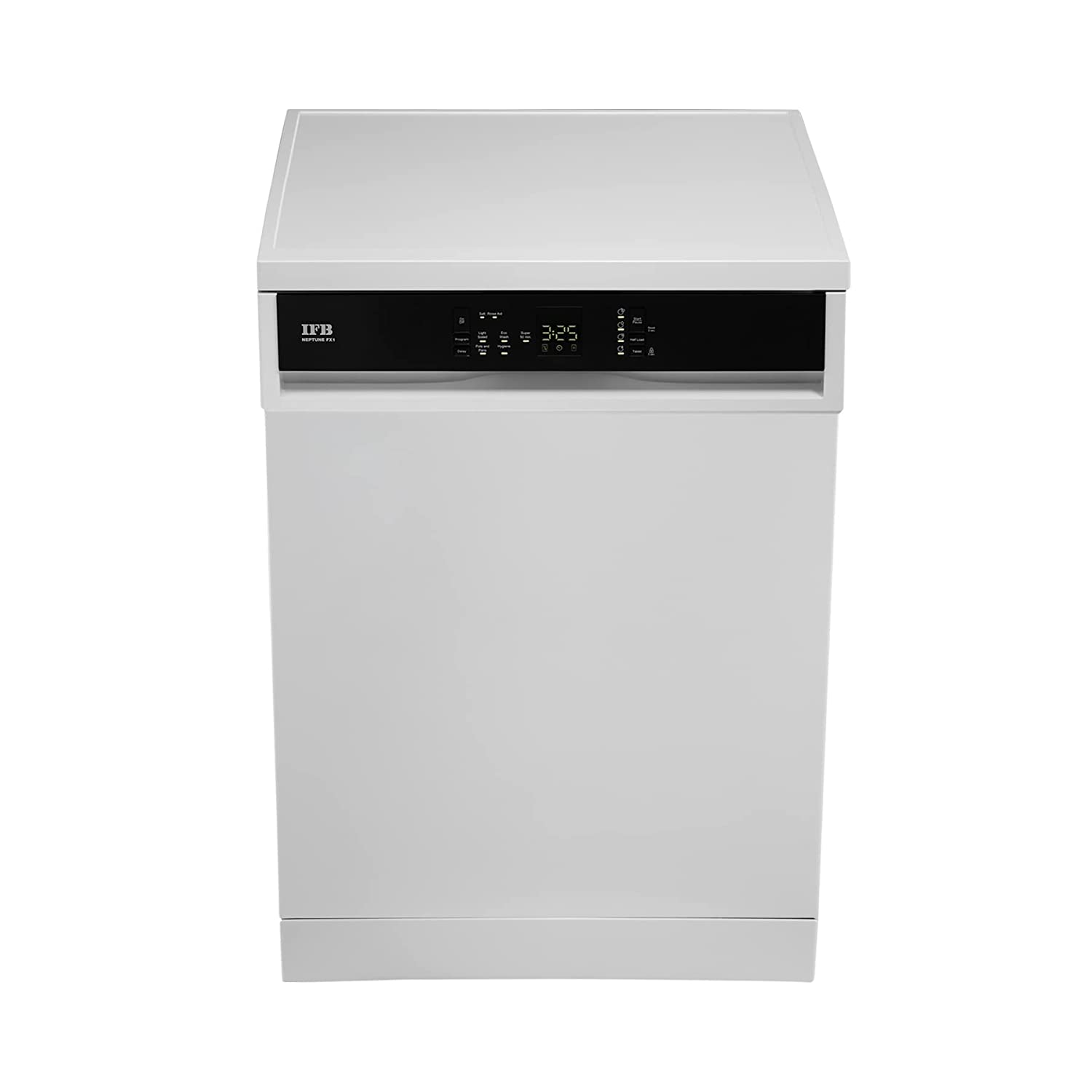 IFB 12 Place Settings ‎Hot water wash Free Standing Dishwasher (Neptune FX1, White, In Built Heater with Hygienic Steam Drying, Perfect for Indian Utensils)